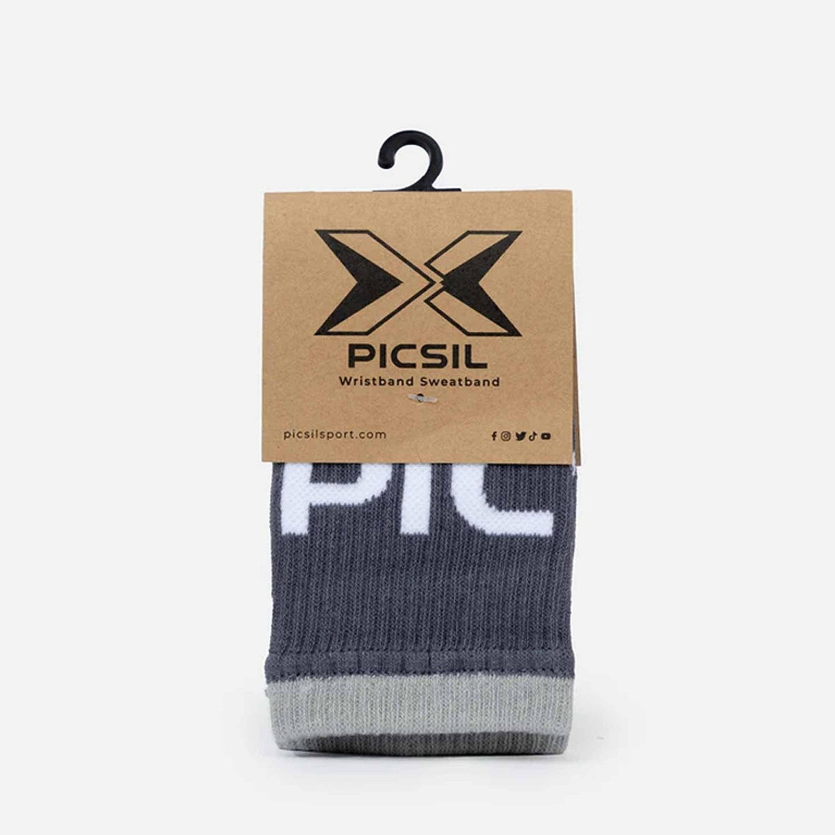 PicSil Wrist Bands (Schweissbänder) Grau kaufen bei haghpowered.com
