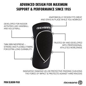 Rehband PRN Elbow Pad Schwarz kaufen bei haghpowered.com