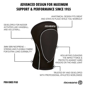 Rehband PRN Knee Pad 3 mm Schwarz kaufen bei haghpowered.com