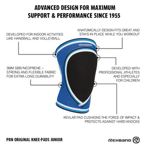 Rehband PRN Original Knee Pads Junior Blau kaufen bei haghpowered.com