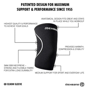 Rehband QD Elbow Sleeve 3 mm kaufen bei haghpowered.com