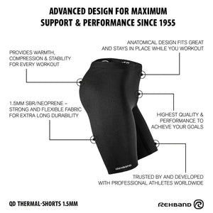 Rehband QD Thermal Shorts 1.5 mm kaufen bei haghpowered.com
