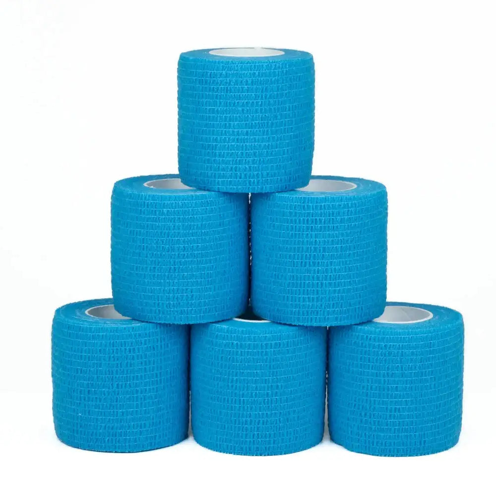 Rehband RX Athletic Cohesive Bandagentape (6 Rollen) Blau kaufen bei haghpowered.com
