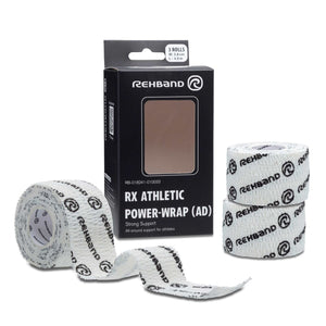 Rehband RX Athletic Power-Wrap 38 mm x 3 Rollen (Gewichtheberband) Weiss kaufen bei haghpowered.com
