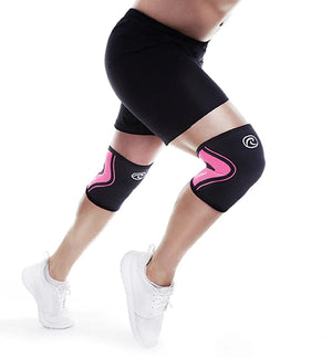 Rehband RX Knee Sleeve 3 mm (Kniebandage) Pink-Schwarz kaufen bei haghpowered.com