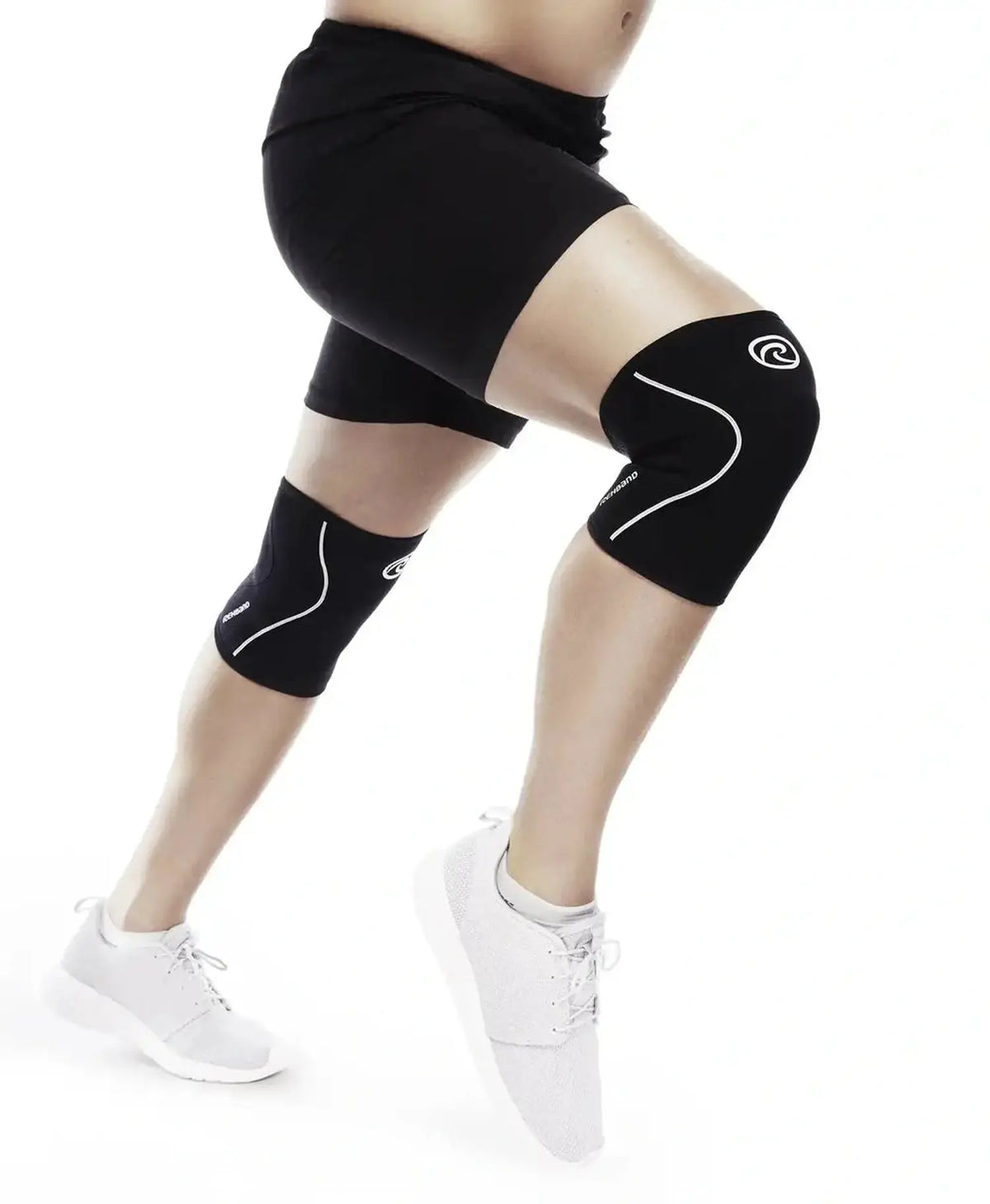 Rehband RX Knee Sleeve 3 mm (Kniebandage) Schwarz kaufen bei haghpowered.com