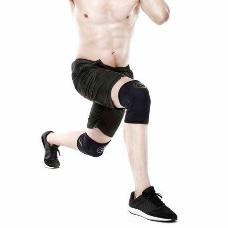 Rehband RX Knee Sleeve 5 mm (Kniebandage) Carbon-Schwarz kaufen bei haghpowered.com