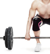 Rehband RX Knee Sleeve 7 mm (Kniebandage) Pink-Schwarz kaufen bei haghpowered.com