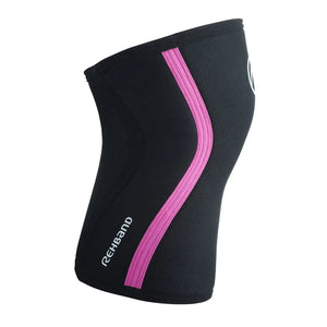 Rehband RX Knee Sleeve 7 mm (Kniebandage) Pink-Schwarz kaufen bei haghpowered.com