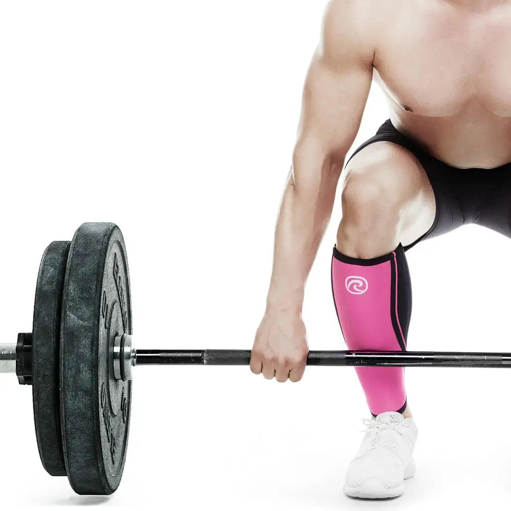 Rehband RX Shin & Calf Sleeve 5 mm (Schienbeinschutz) Pink-Schwarz kaufen bei haghpowered.com