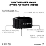 Rehband UD Tennis Elbow Strap Schwarz kaufen bei haghpowered.com
