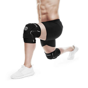 Rehband X-RX Knee Support 7 mm mit Straps Schwarz kaufen bei haghpowered.com