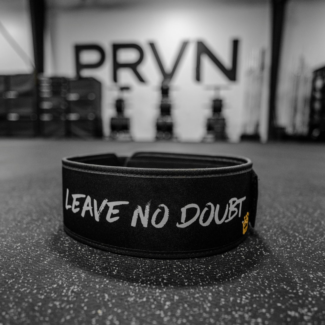 Leave No Doubt by PRVN 4" Weightlifting Belt kaufen -  RK Industries Official Lifting Belts of USAW  - Fitness Onlineshop