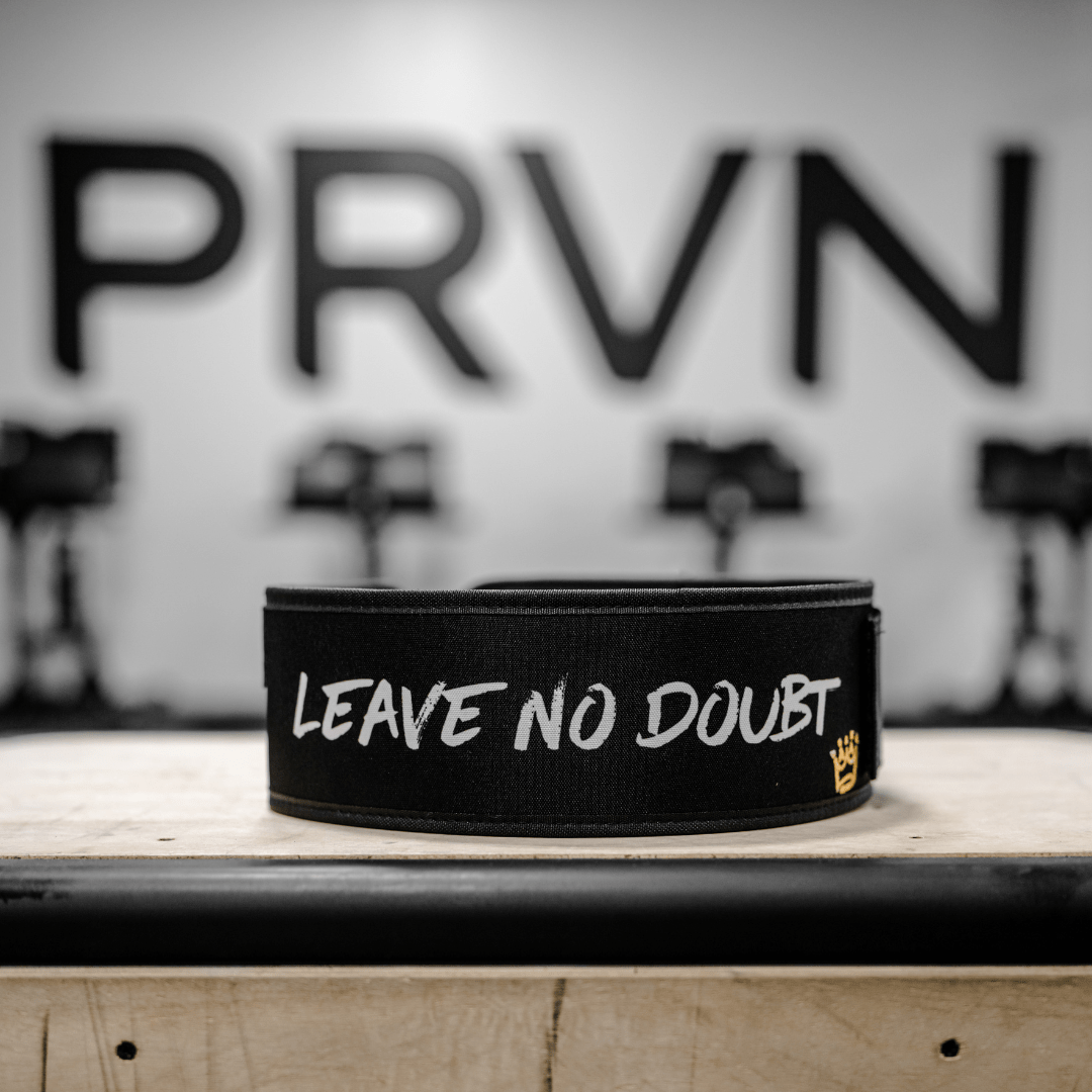 Leave No Doubt by PRVN 4" Weightlifting Belt kaufen -  RK Industries Official Lifting Belts of USAW  - Fitness Onlineshop