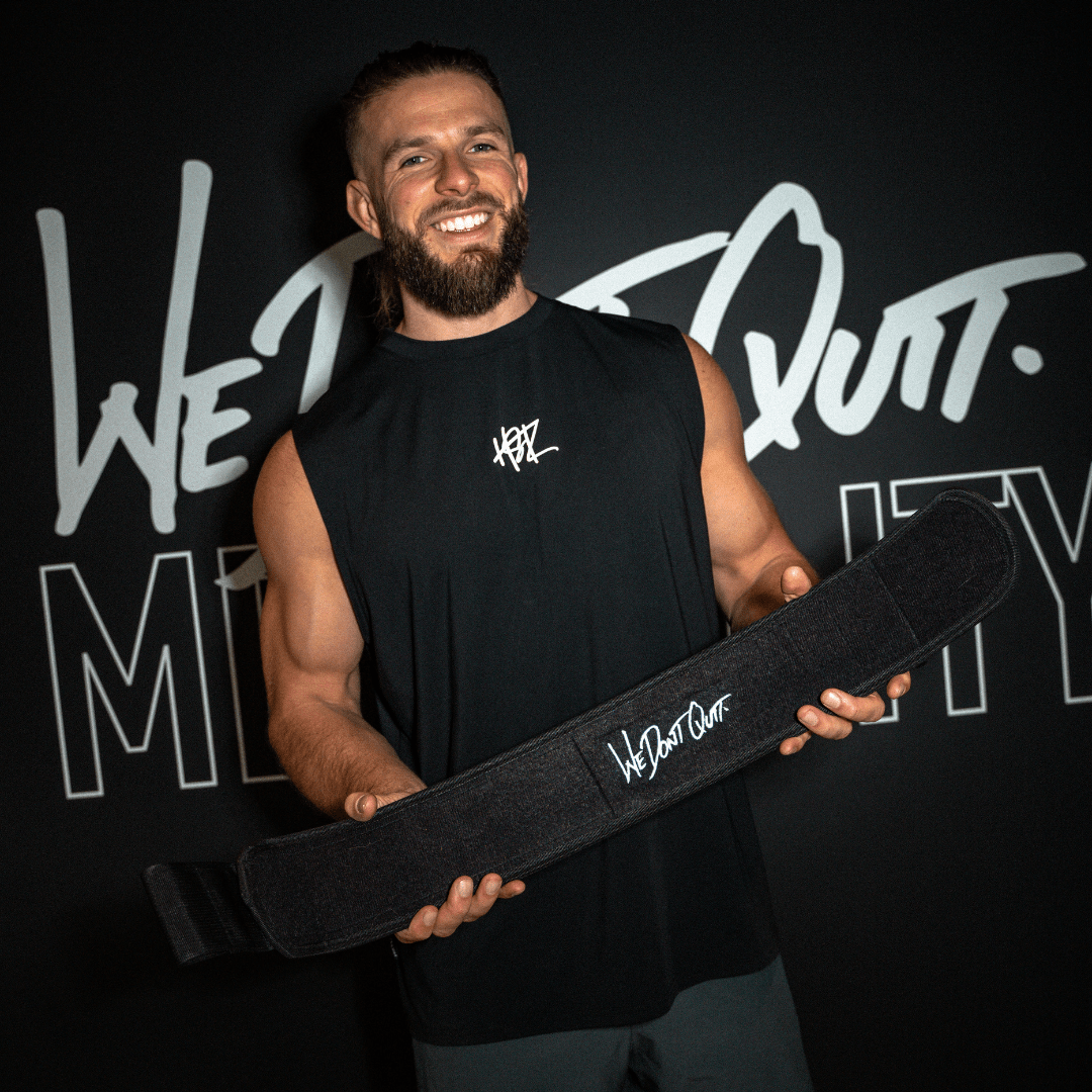 Mentality Is Everything by Craig Richey 4" Weightlifting Belt kaufen -  RK Industries Official Lifting Belts of USAW  - Fitness Onlineshop