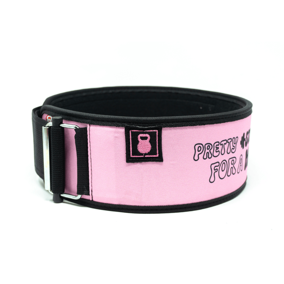 Pretty Strong for a Mom by Arielle Loewen 4" Weightlifting Belt kaufen -  RK Industries Official Lifting Belts of USAW  - Fitness Onlineshop