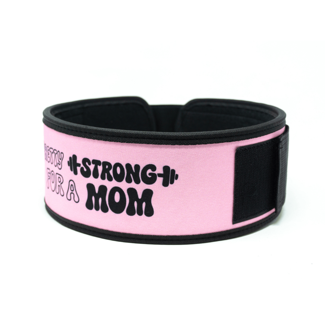 Pretty Strong for a Mom by Arielle Loewen 4" Weightlifting Belt kaufen -  RK Industries Official Lifting Belts of USAW  - Fitness Onlineshop