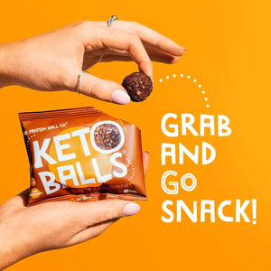 The Protein Ball Co Keto Ball Snack 25 g Classic Choc Brownies kaufen bei haghpowered.com