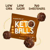 The Protein Ball Co Keto Ball Snack 25 g Classic Choc Brownies kaufen bei haghpowered.com