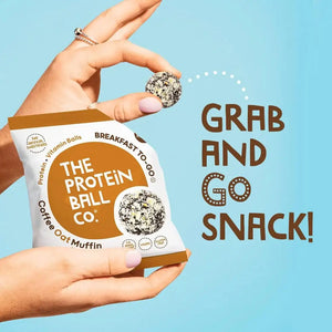 The Protein Ball Co Protein + Vitamin Balls (Breakfast To-Go) 45 g Coffee Oat Muffin kaufen bei haghpowered.com
