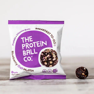 The Protein Ball Co Protein + Vitamin Balls (Breakfast To-Go) 10 x 45 g Blueberry Oat Muffin kaufen bei haghpowered.com
