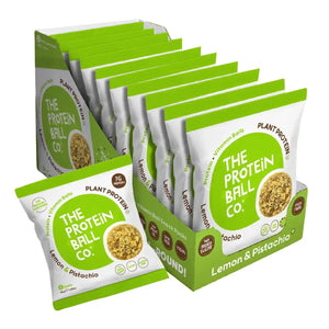 The Protein Ball Co Vegan Protein Balls 10 x 45 g Lemon & Pistachio kaufen bei haghpowered.com
