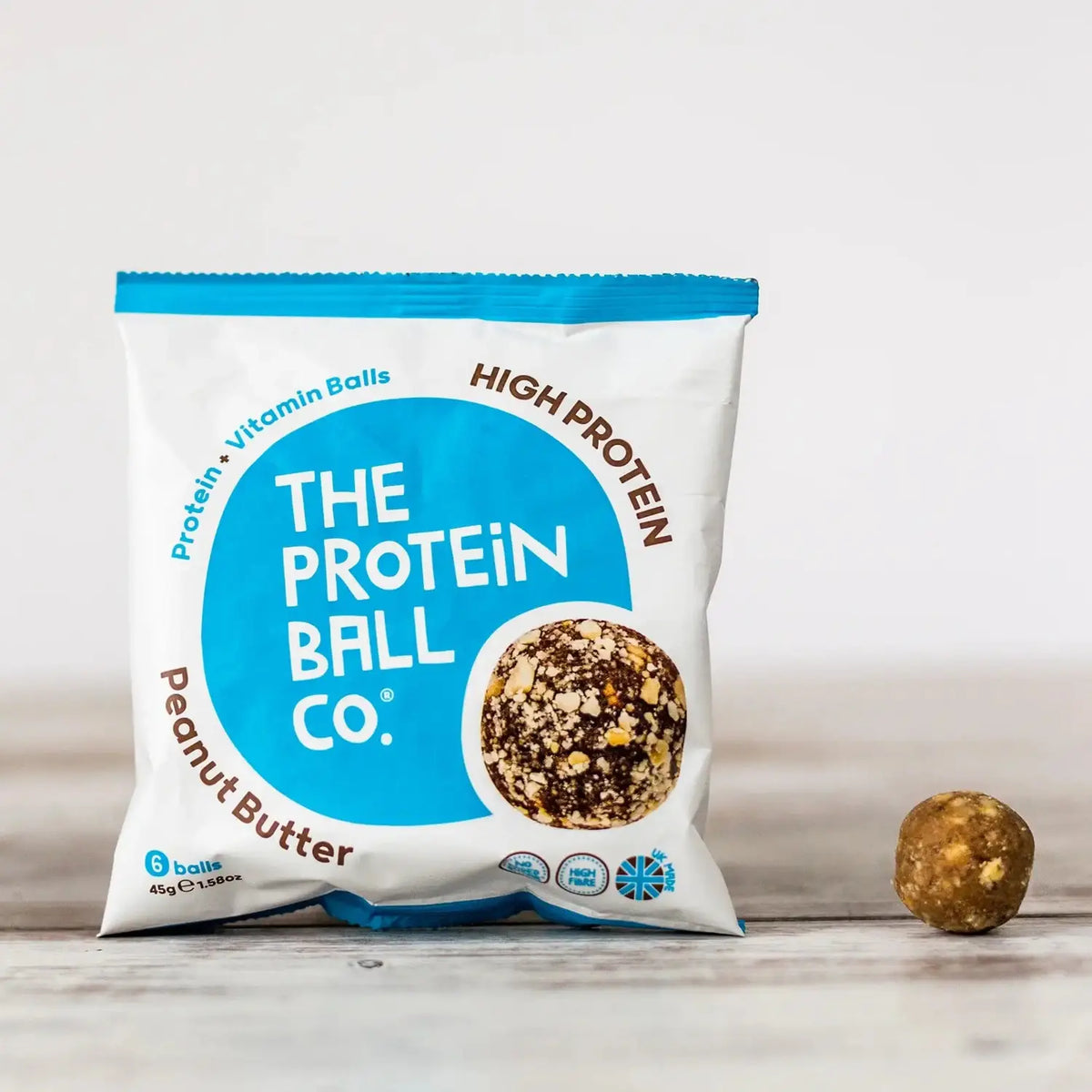 The Protein Ball Co Whey Protein Balls 45 g Peanut Butter kaufen bei haghpowered.com