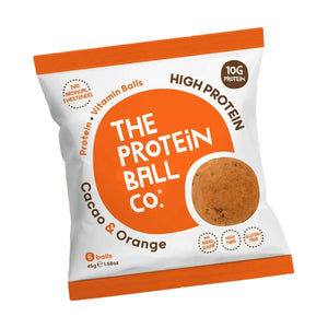 The Protein Ball Co Whey Protein Balls 45 g Cacao & Orange kaufen bei haghpowered.com