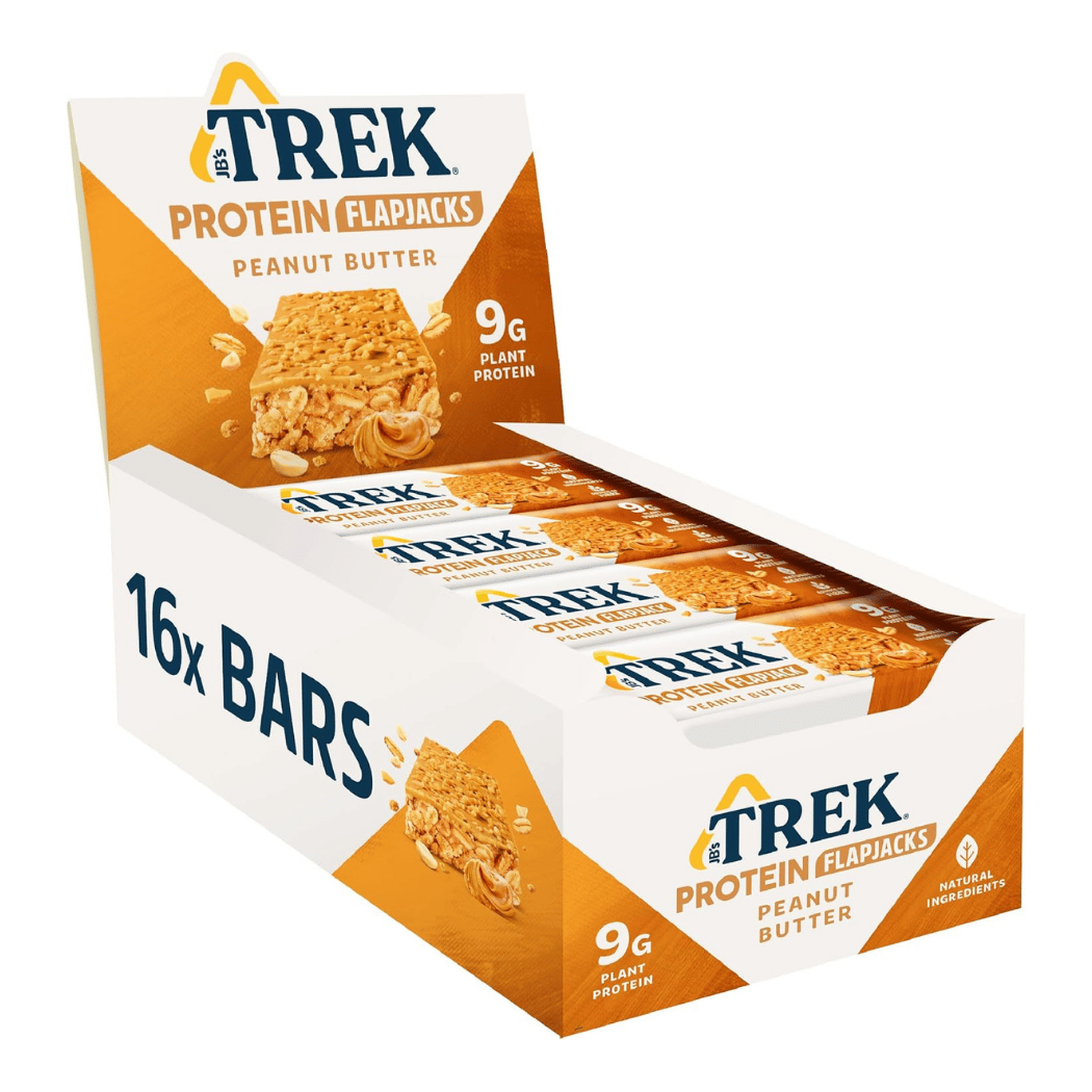 TREK Protein Flapjack 16 x 50 g / Peanut Butter kaufen -  TREK Proteinriegel  - Fitness Onlineshop
