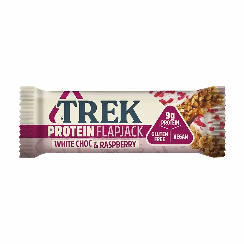 TREK TREK Protein Flapjack 50 g White Choc & Raspberry kaufen bei haghpowered.com