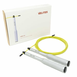 Velites Fire 2.0 Jump Rope (Trainingsspringseil) Silber kaufen bei haghpowered.com