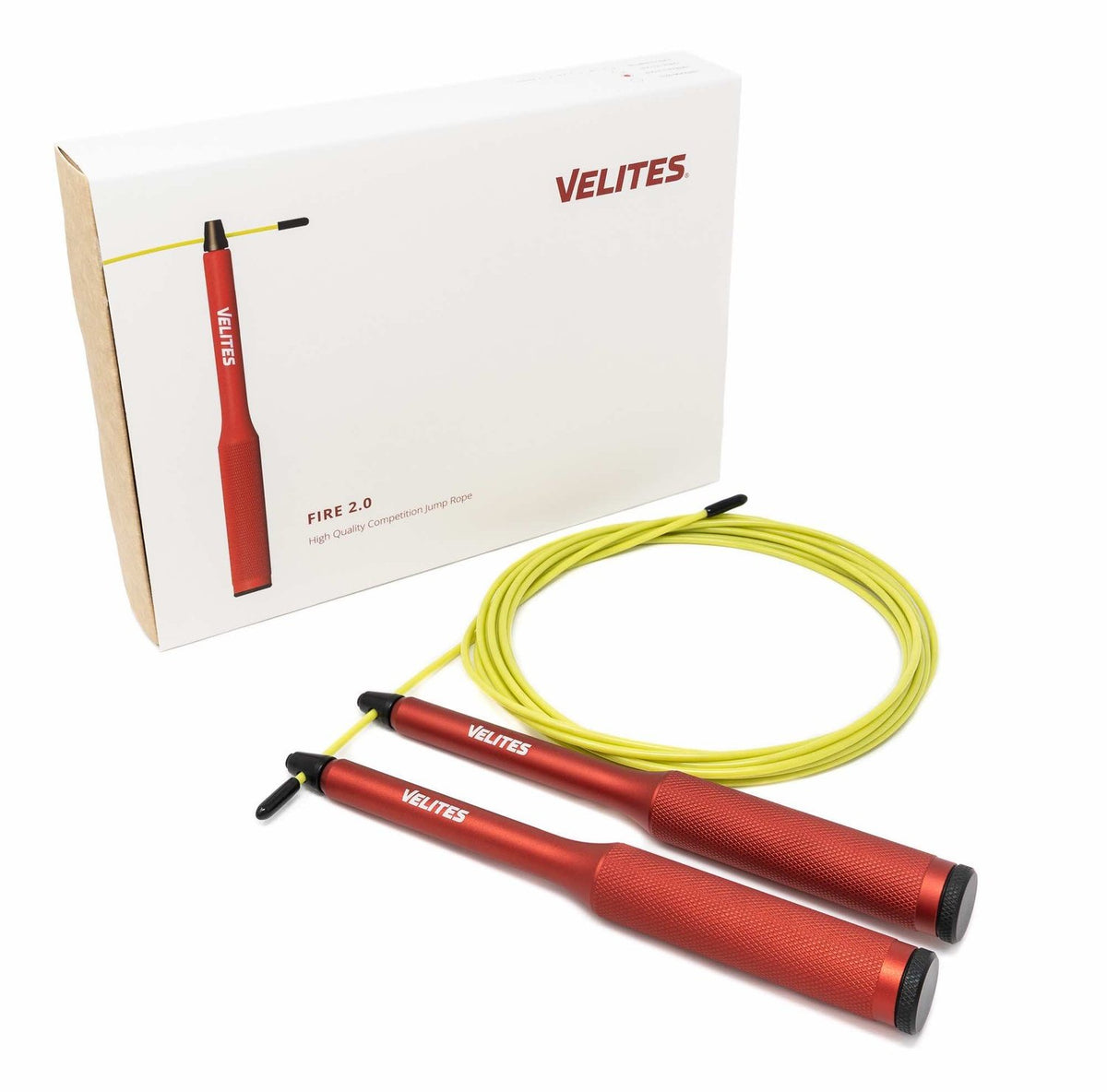 Velites Fire 2.0 Jump Rope (Trainingsspringseil) Silber kaufen bei haghpowered.com