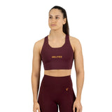 Holo Bra high Neck Bordeaux / S kaufen -  Velites Oberteile Damen  - Fitness Onlineshop