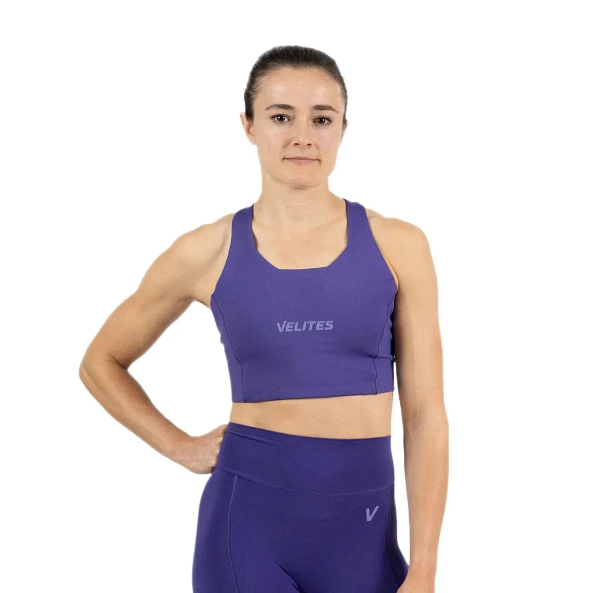 Holo Bra high Neck Violett / S kaufen -  Velites Oberteile Damen  - Fitness Onlineshop
