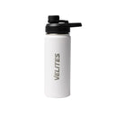 Isolierte Wasserflasche mit Mischkugel und praktischem Deckel (532 ml) Weiss kaufen -  Velites Trinkflaschen  - Fitness Onlineshop