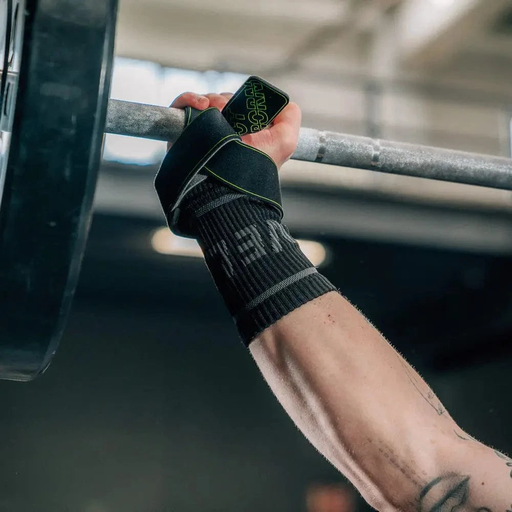Weightlifting Straps Black kaufen -  Velites Zughilfen  - Fitness Onlineshop