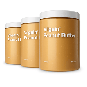 BIO Erdnussbutter Knusprige Erdnüsse / 3 x 1'000 g kaufen -  Vilgain Nussbutter  - Fitness Onlineshop