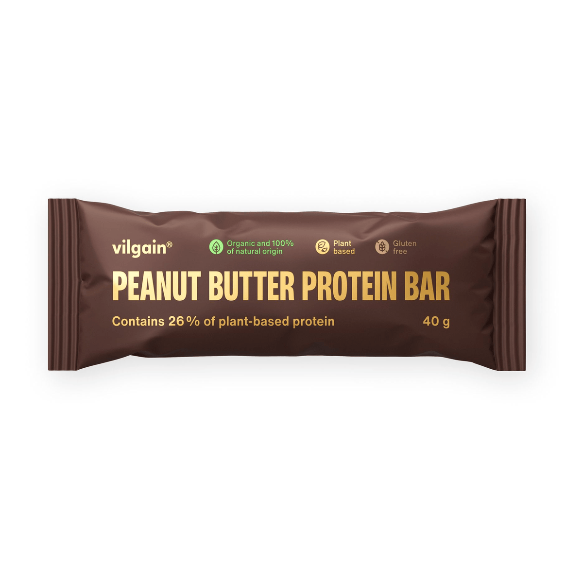 BIO Erdnussbutter-Proteinriegel 40 g kaufen -  Vilgain Proteinriegel  - Fitness Onlineshop