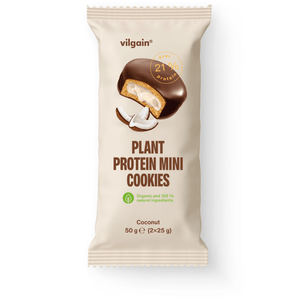 BIO Plant Protein Mini Cookies Kokosnuss / 50 g (2 x 25 g) kaufen -  Vilgain Protein Cookie  - Fitness Onlineshop