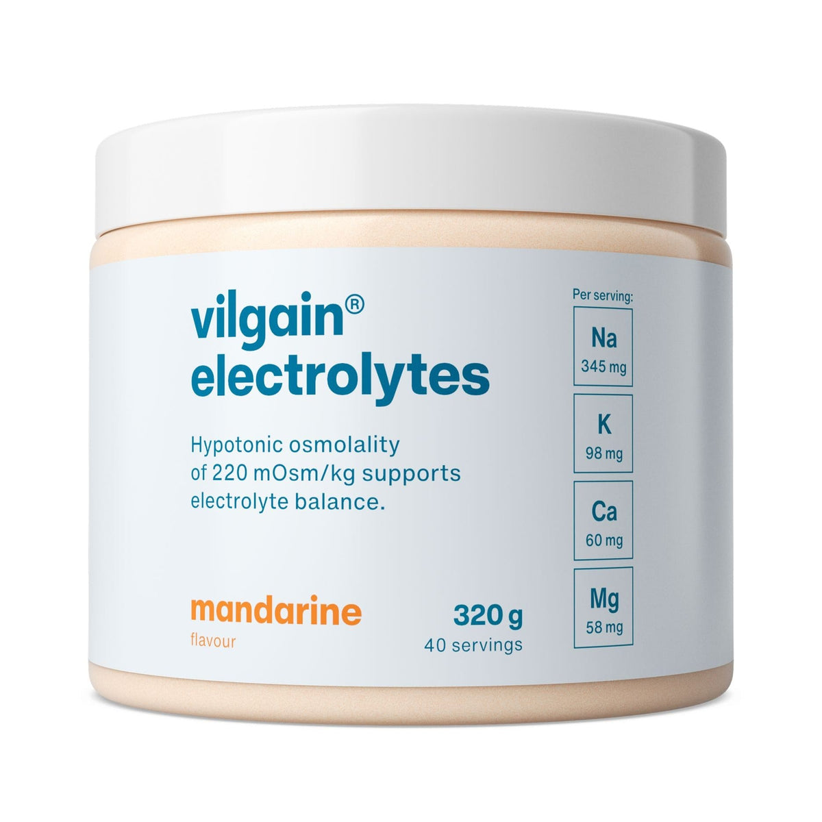 Elektrolyte Mandarine / 320 g kaufen -  Vilgain Elektrolyte  - Fitness Onlineshop