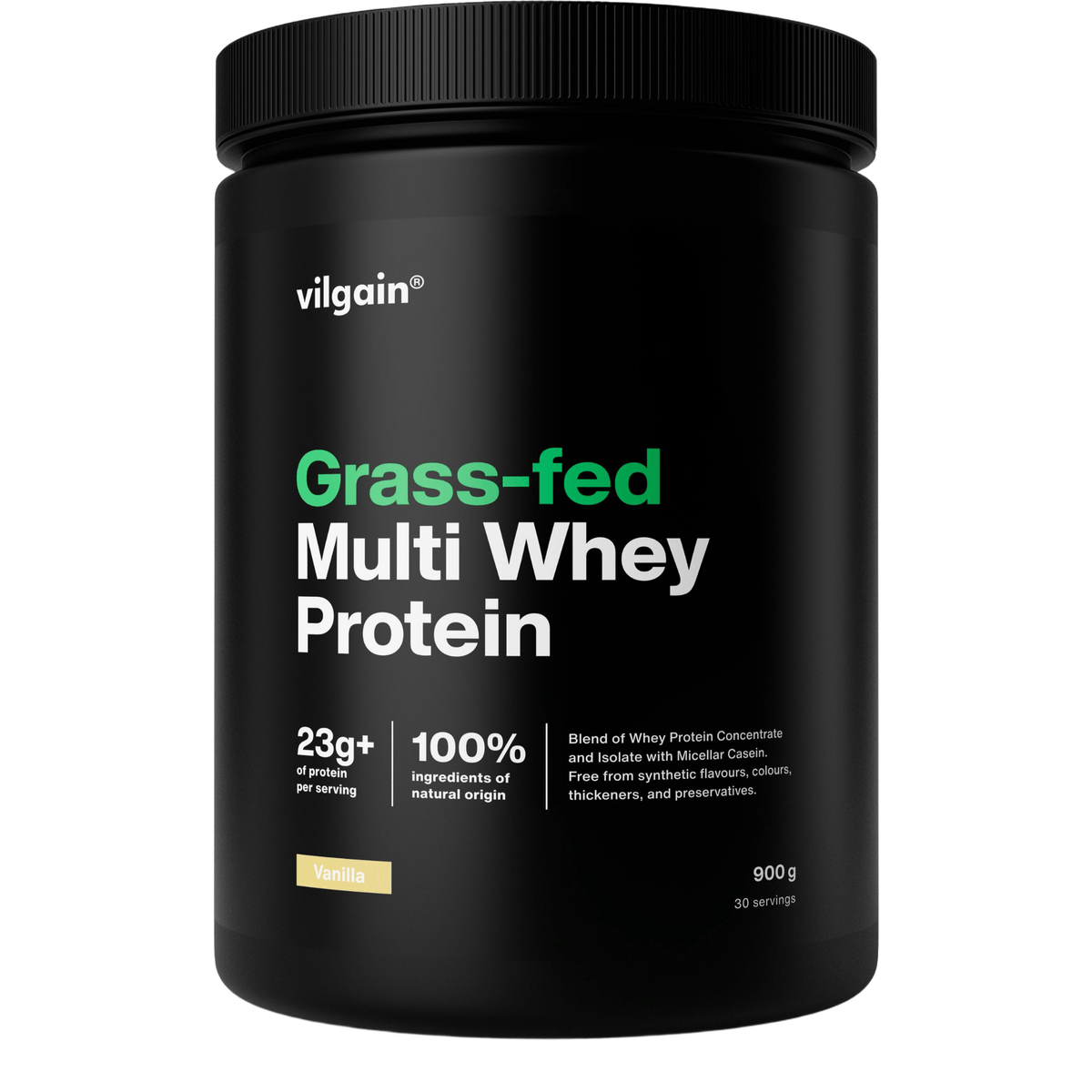 Grass-Fed Multi Whey Protein Vanille / 900 g kaufen -  Vilgain Whey Proteinpulver  - Fitness Onlineshop