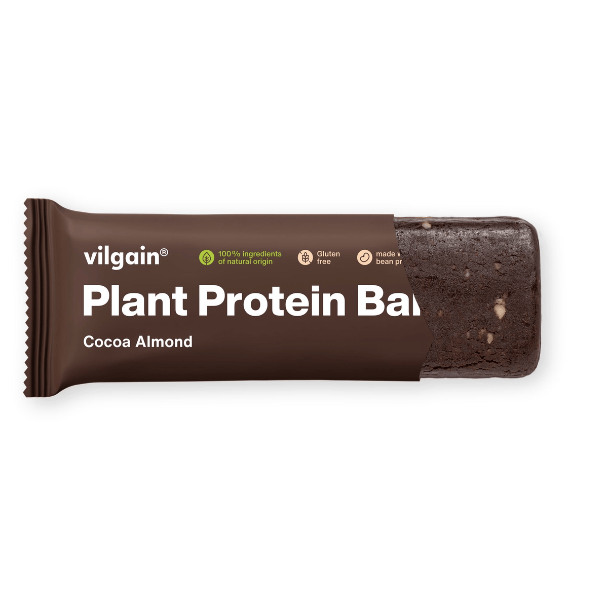 Plant Protein Bar Mandeln/Kakao / 50 g kaufen -  Vilgain Proteinriegel  - Fitness Onlineshop
