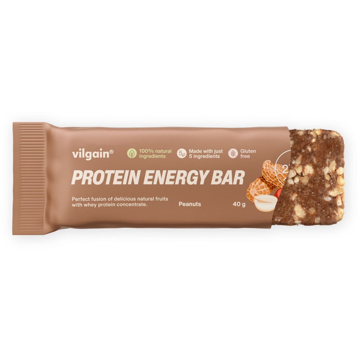 Protein Energy Bar Erdnüsse / 40 g kaufen -  Vilgain Energieriegel  - Fitness Onlineshop