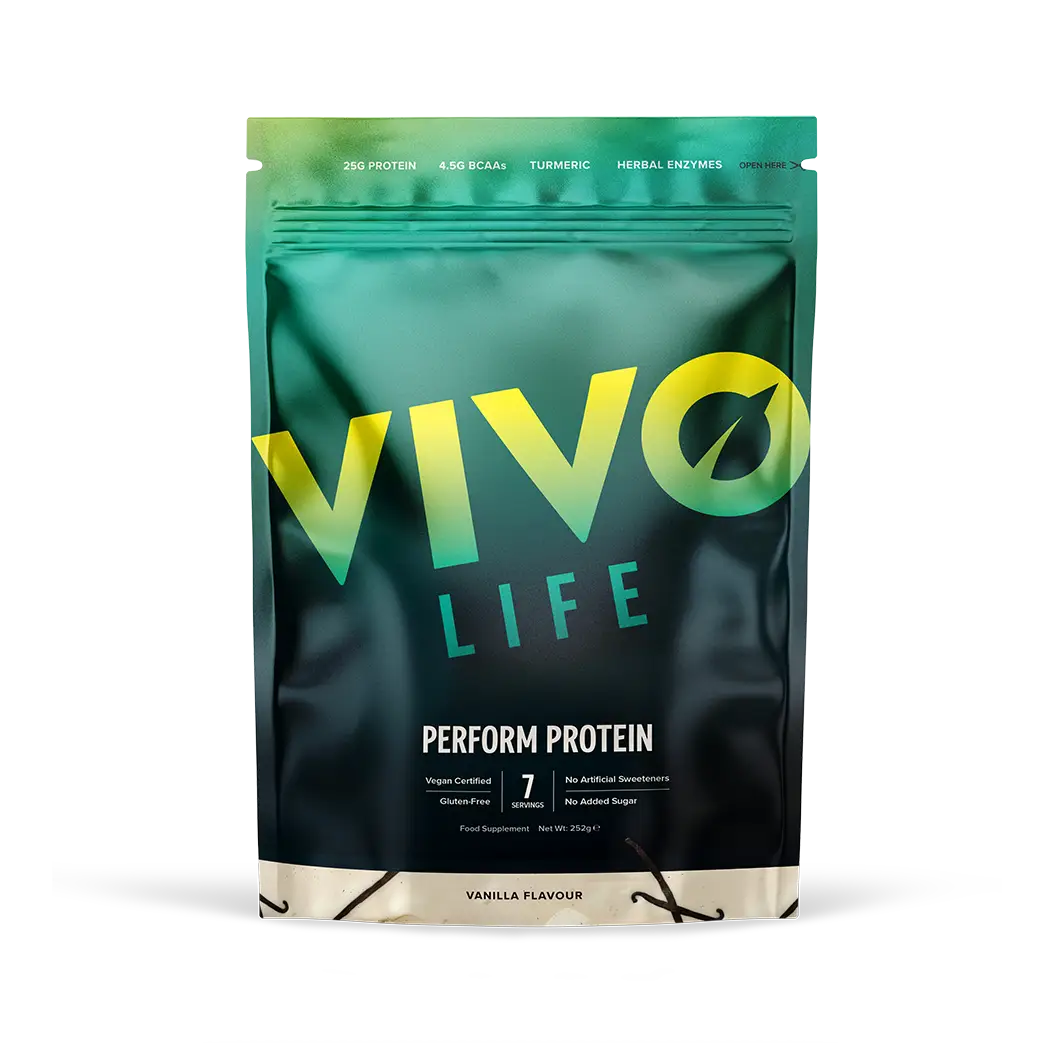 Perform Protein Vanilla / 7 Portionen kaufen -  Vivo Life Vegane Proteinpulver  - Fitness Onlineshop